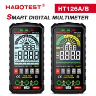 HABOTEST HT126 Smart Digital Multimeter 600V AC/DC Voltage Current Tester 6000 Counts NCV Ohm HZ Dio