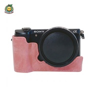[AVAILABLE] Halfcase SONY A5000 A5100 Leather Camera Protective Case Camera Case