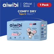 Aiwibi Baby Comfy Dry Diapers Tape & Pants