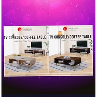 tbbsg homefurniture outlet tv console + coffee table