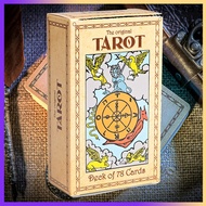 ไพ่ทาโรต์ดั้งเดิม78แผ่น | การ์ดไพ่ทาโรต์คลาสสิกพร้อม Electronic Guidebook เวอร์ชั่นภาษาอังกฤษ Original Tarot Cards Deck  ไพ่ยิปซี ไพ่ออราเคิล ไพ่ทาโรต์