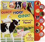 10 Button Sound Books: Quack! Moo! Oink!