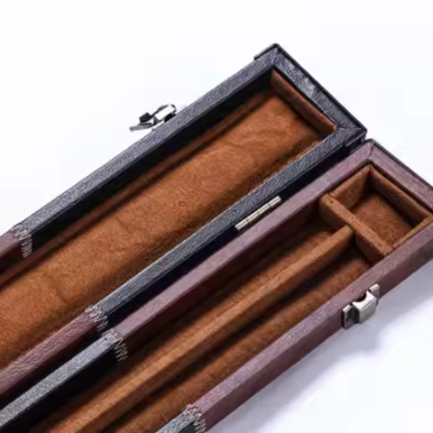 Professional Billiards Pool Cue Hard Case Storage Chalk Holder for 1/2 Snooker Snooker Club