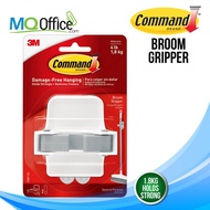 3M Command 17007 Broom Gripper Magic Organize Broom Mop Sweeper Holder Wall Organizer Broom Gripper 