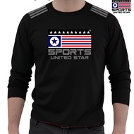 KATUN GREAT PROMOTION LONG T-SHIRT SPORT UNITED STAR SILVER SHOULDER LINES MEN'S WOMEN'S T-SHIRT!! 1