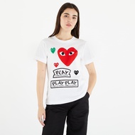 T-shirt CDG screen printing PLAY PLAY 2 Heart