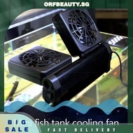 [orfbeauty.sg] Adjustable Mini Farming Cooling Fan Aquarium Fish Tank Mute Chiller Cooler Tool