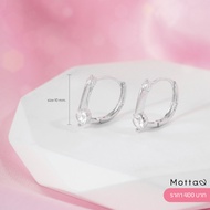 crazysusliki Motta Silver Earring ต่างหูห่วงเงินแท้