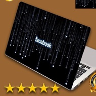 Garskin Laptop facebook white black Skin Laptop Laptop Sticker