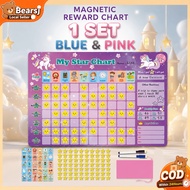 Magnetic Reward Behavior Chores Chart Board / Fridge Behavior Reward Stickers / Schedule Behaviour G