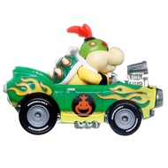 Hot Wheels Model DieCast KART by BOWSER JR. Version FLAME FLYER by Super Mario Kart, Scale 1:64-5 cm