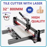 High Quality Tile Cutting 800mm 32'' Tiles Cutter laser Machine Single Rail Professional Spec Mozaic