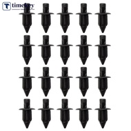 TIMEKEY 20Pcs Car Plastic Rivets Auto Fastener Door Trim Panel Engine Cover Fender Bumper Retainer Clip For Toyota K5S7