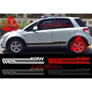 Cutting sticker car x over sticker car sticker SUZUKI x over