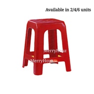 3V Chair Plastic Stool Kerusi plastik (Square)