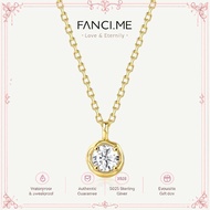 FANCIME Tiny Delight Dainty Silver Necklace