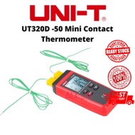 UNI-T UT320D -50~1300 C Mini Contact Thermometer Digital Thermometer 2- Contact Type K / J Thermocou