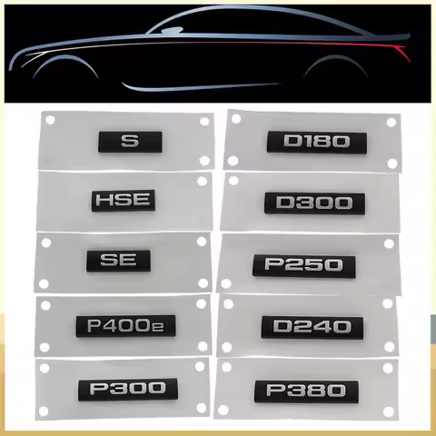 3D D180 D240 D300 HSE P250 P300 P380 S SE P400e for England UK SUV Off Road car Engine Fender trunk 