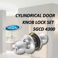 St Guchi Quality Cylindrical Door Knob Lock Set SGCD 4300 | Tombol Pintu Bilik Rumah | BACKSET - 60M