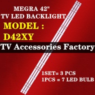 NEW 3 PCS D42XY MEGRA 42" TV LED BACKLIGHT D42XY