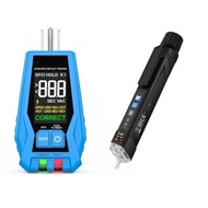 【FSFO】NonContact Voltage Tester LCD Display for GFCI Outlet Tester Electrical Test Kit