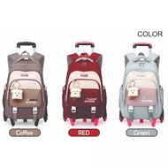 Trolley School Bag (TSSB2444) Sweet Dream STYLISH Kids School Bag Beg Sekolah Roda Tarik Budak