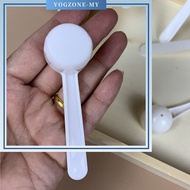 VOGZONE⭐50/100pc 5g White Plastic Measuring Spoon Gram Scoop Food Baking Medicine Powder