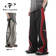 wide leg baggy pants for men korean corduroy straight pants oversize baggy pants men