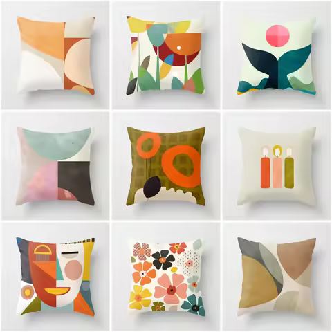 decorative Home pillow case Cushion covers 45*45 nordic 40*40 40x40 50x50cm Living room modern geome