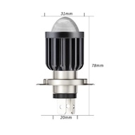 H4 Laser Headlight D2 12v 35 Watt Motorcycle Car White-Yellow