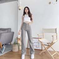 KULOT JEANS WANITA TERBARU 2023-HIGHWAIST -HITAM-PUTIH-CREAM-MOCCA-ARMY-ABU ABU -CELANA OOTD KOREAN 