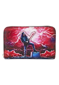 Loungefly Stranger Things Eddie Munson Tribute Glow Zip Wallet Loungefly Stranger Things Eddie Munso
