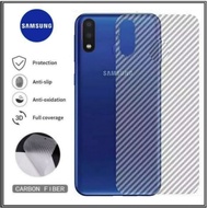 Garskin Samsung Galaxy A01 2020 Anti Gores Belakang Carbon Skin Hp