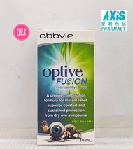 Abbvie Optive Fusion Lubricant Eye Drops (10ml) Exp: 14/06/2027 Made in USA