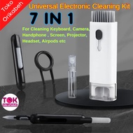 7 Tool Set HP Laptop Keyboard Cleaning Tool Computer Brush Cleaning Brush Airpods Headset Electronic Tool Electronic Cleaning Kit 7 in 1