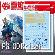 XUEYAN XY MODEL DECAL - PG-10 - REFLECTIVE WATER DECAL FOR PG 1/60 GN 0000 GNR 00 RAISER MODEL