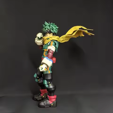 My Hero Academia SHF Anime NEW Handmade Midoriya Izuku Yellow cloak clothes Built In Iron Wire Is Su
