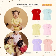 [TOMS] BOHOPANNA (1pcs) - BodysuitPOLO | Baby Girl Square Jumper | Romper Jumpsuit | Baby Girl Cloth