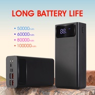 【True capacity】HXR Powerbank 50000 mah 60000 80000 100000mah |Dual Port | fast Large capacity charge power bank