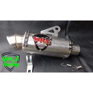 Silencer Only WRX Round Exhaust for All Motorcycles