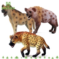 YUEJI Spotted Hyena Model Gift Kids Cognition Educational Toy Simulation Wild Animals