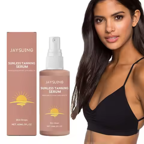 Herbal Self Tanning Essence Spray Sunless Tanning Enhance Skin Melanin Liquid Bronzer Natural Tanner