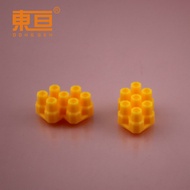 WQ7Z303015Soft Yellow Infinite 7-Pillar Soft Rubber Building Block Building Block Accessories Octago