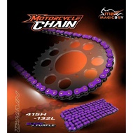 CHAIN BIASA MAGICBOY 415-132L PURPLE RANTAI BIASA 132L