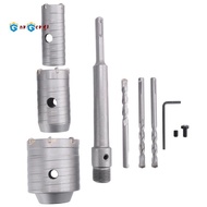 gangongSDS Plus Electric Drill Bit Wall Hole Opener Suit Hollow Brick Wall Concrete Air Conditioning