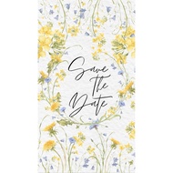 Digital Wedding Invitation Video | Jemputan Kahwin Digital | Video Save The Date Floral Aesthetic