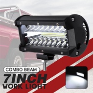 500W 7 Inches Combo Led Light Bars Spot Flood Beam Waterproof Work Driving Offroad Car Tractor Truck 4x4 SUV ATV 12V 24V