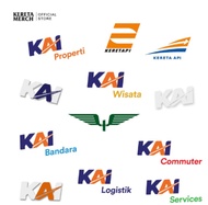 Stiker Aesthetic Cutting Sticker Kaca Motor Deco Reflektor Logo PT. KAI Kereta Api Indonesia