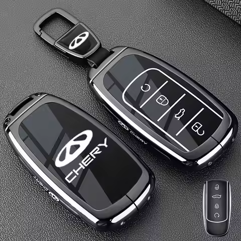 Car Zinc Alloy TPU Key Case Cover Holder For Chery Jaecoo Tigo 7 8 Pro Max Omoda Tigo7 8 PlusJ6 J7pl