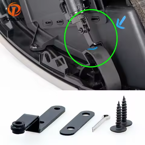 Car Black Glove Box Lid Hinge Repair Kit for AUDI A3 S3 8P RS3 2004 2005 2006 2007 2008-2013 Accesso